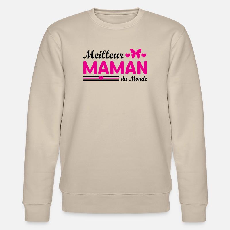 Beste Mutter der Welt - Stanley/Stella Unisex Bio-Sweatshirt CHANGER  - Beige