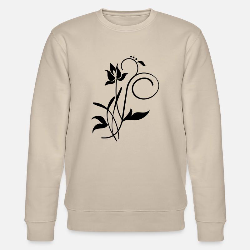 Orchidee / orchid (2c) - Sweat bio CHANGER Stanley/Stella Unisexe - beige