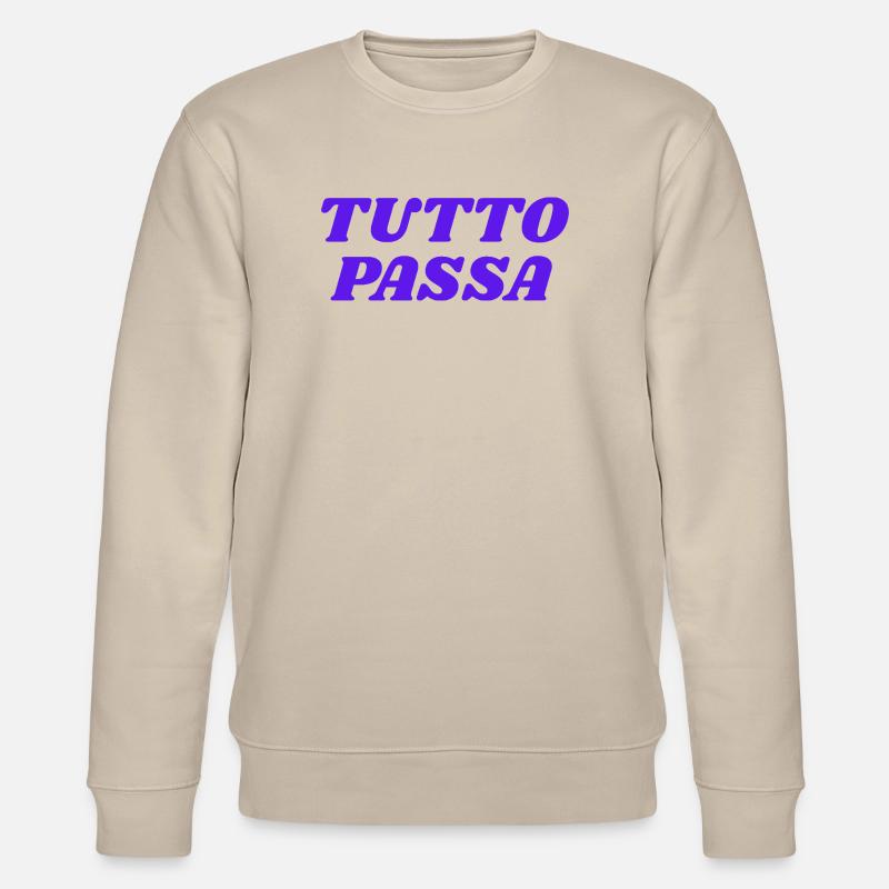 Tutto Passa - Stanley/Stella Unisex Bio-Sweatshirt CHANGER  - Beige