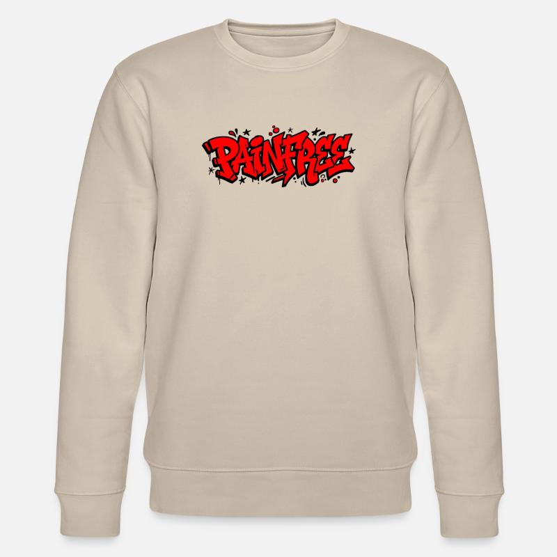 Graffiti Painter Schriftzug - Stanley/Stella Unisex Bio-Sweatshirt CHANGER  - Beige