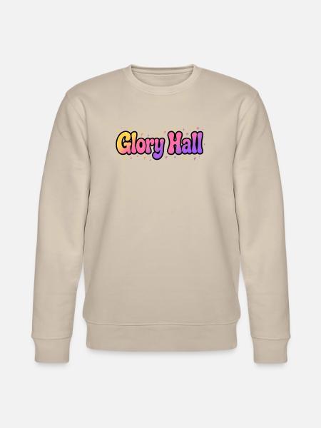 Glory Hall Psychedelisches Leuchten - Stanley/Stella Unisex Bio-Sweatshirt CHANGER - Beige