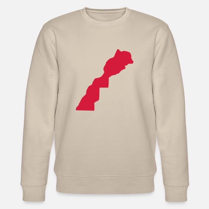 Marokko - Stanley/Stella Unisex Bio-Sweatshirt CHANGER  - Beige