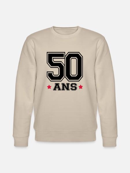 50 ANS - Sweat bio CHANGER Stanley/Stella Unisexe - beige