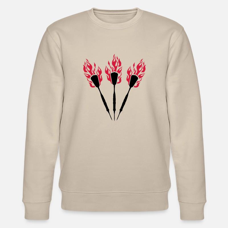dart_fire_tj2 - Stanley/Stella CHANGER Unisex Organic Sweatshirt - beige