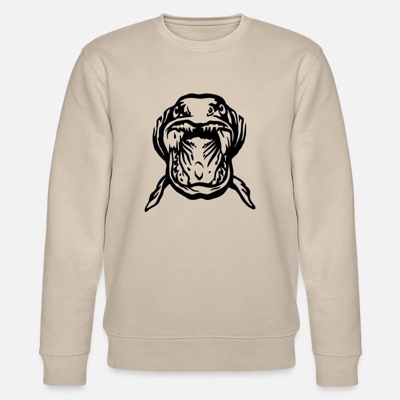 hecht_von_vorne - Stanley/Stella Unisex Bio-Sweatshirt CHANGER - Beige