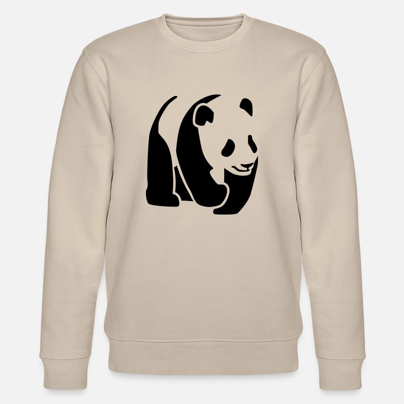 Panda - Stanley/Stella CHANGER Unisex Organic Sweatshirt - beige