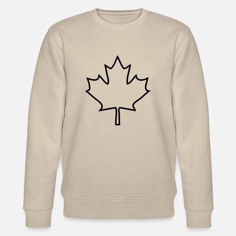 Feuilles d’érable du Canada - Sweat bio CHANGER Stanley/Stella Unisexe - beige