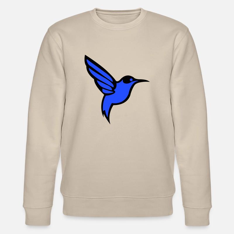 kolibri vogel - Stanley/Stella Unisex Bio-Sweatshirt CHANGER  - Beige
