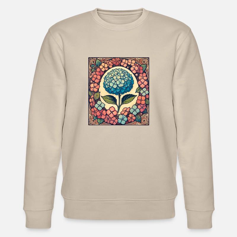 Hydrangea - Stanley/Stella CHANGER Unisex Organic Sweatshirt - beige
