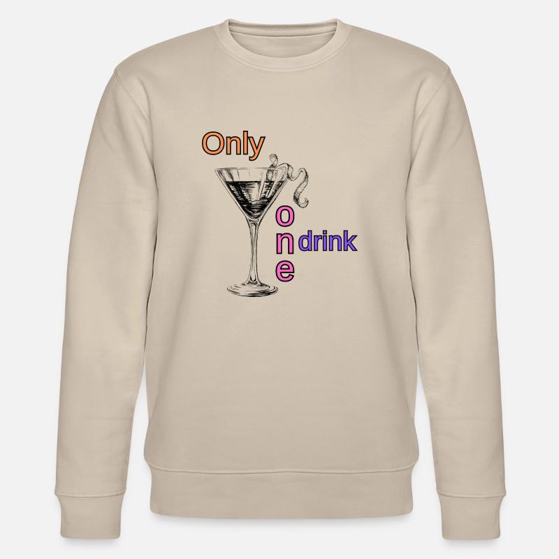 Online one drink Mädelsabend - Stanley/Stella Unisex Bio-Sweatshirt CHANGER - Beige