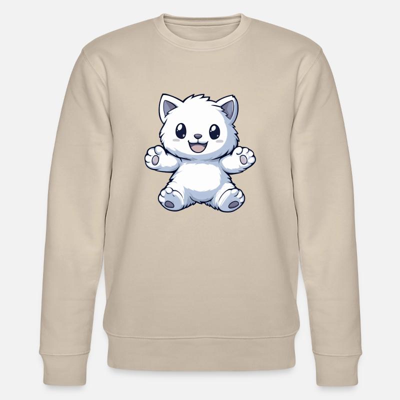 Doudou - chat - Sweat bio CHANGER Stanley/Stella Unisexe - beige
