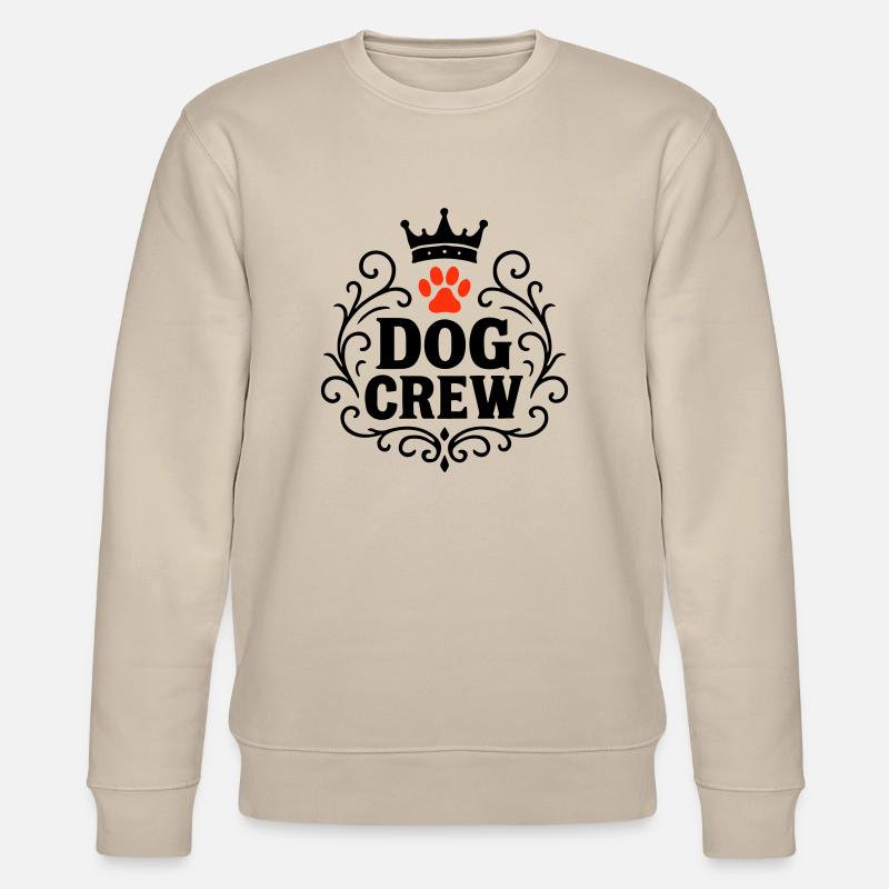 Hunde Crew - Stanley/Stella Unisex Bio-Sweatshirt CHANGER  - Beige