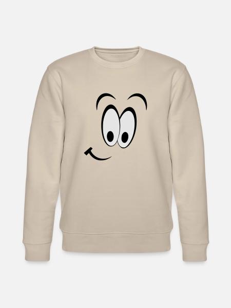 SMILEY - Stanley/Stella Unisex Bio-Sweatshirt CHANGER - Beige