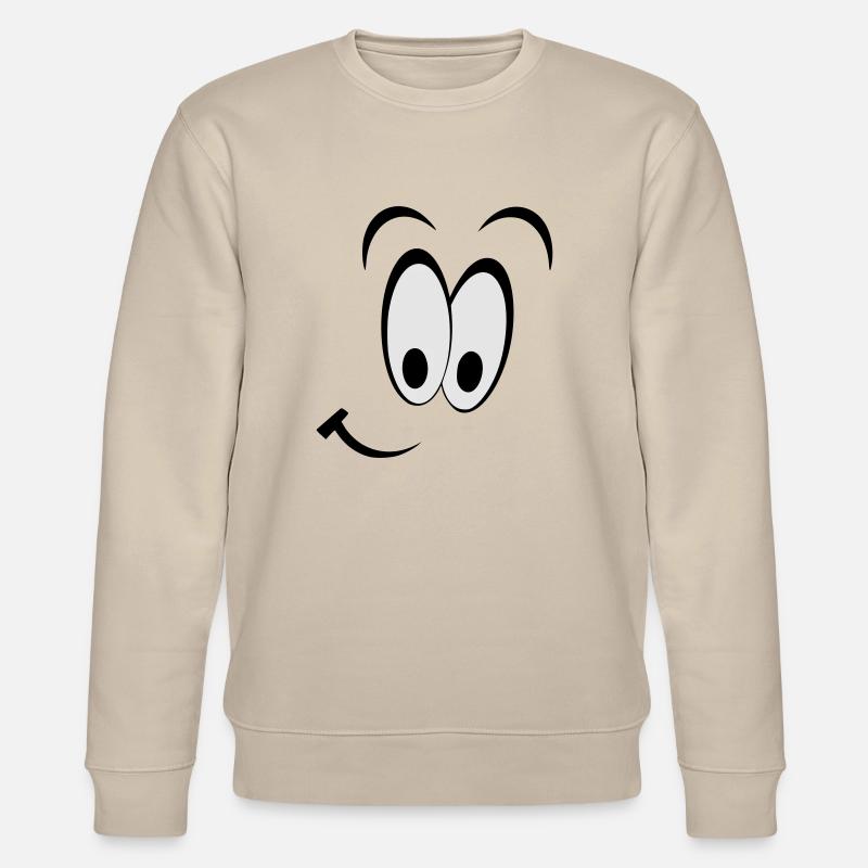 SMILEY - Stanley/Stella Unisex Bio-Sweatshirt CHANGER  - Beige