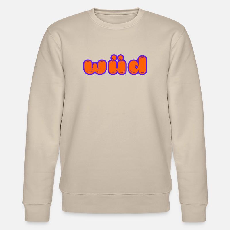 wüd - Stanley/Stella Unisex Bio-Sweatshirt CHANGER  - Beige