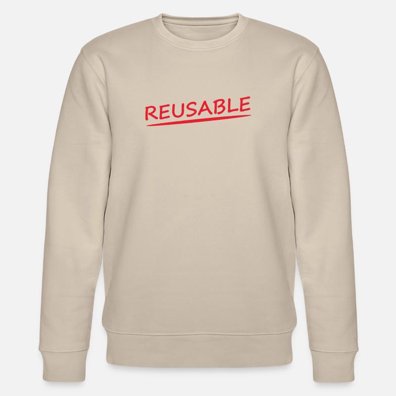 REUSABLE - Stanley/Stella Unisex Bio-Sweatshirt CHANGER  - Beige