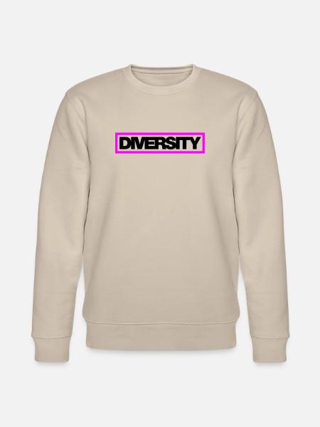 Diversité typographique Contour 2C - Sweat bio CHANGER Stanley/Stella Unisexe - beige