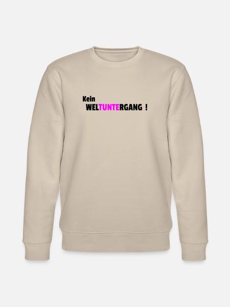 Kein Weltuntergang - Stanley/Stella Unisex Bio-Sweatshirt CHANGER  - Beige