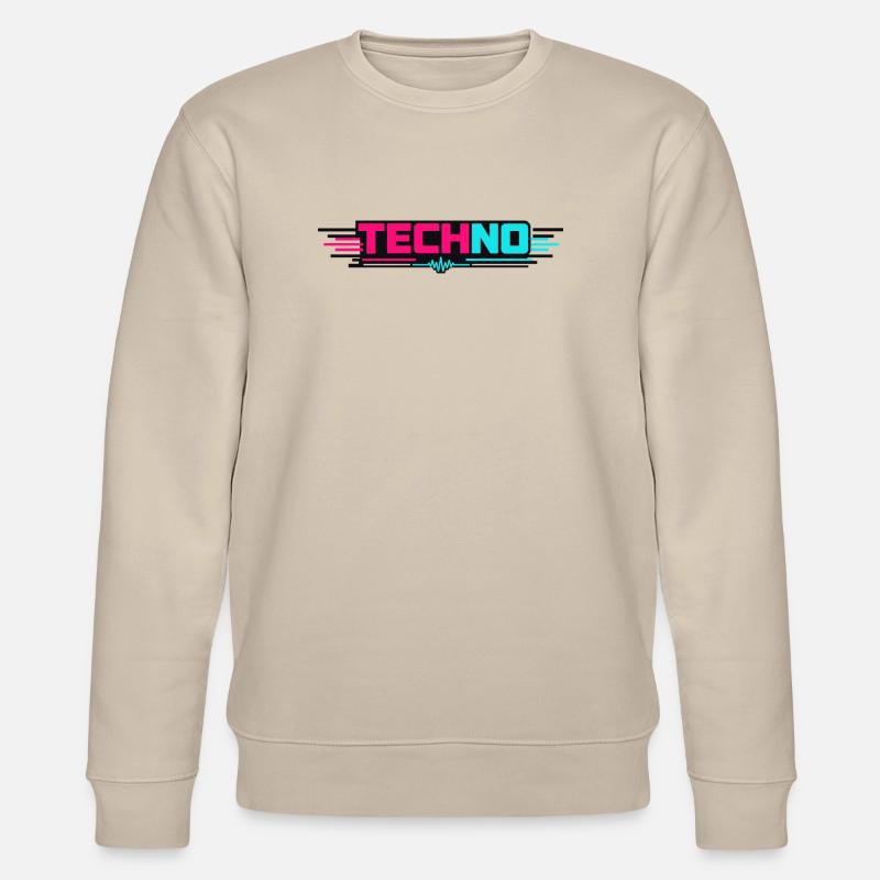 Techno Neon Puls - Stanley/Stella Unisex Bio-Sweatshirt CHANGER  - Beige