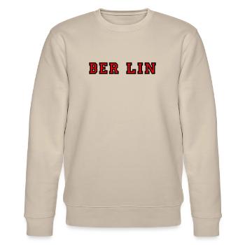 Berlin Campus-Design für Jacken mit Reißverschluss - Stanley/Stella Unisex Bio-Sweatshirt CHANGER  - Beige - Vorne - Nik (191cm) & Marisol (170cm)