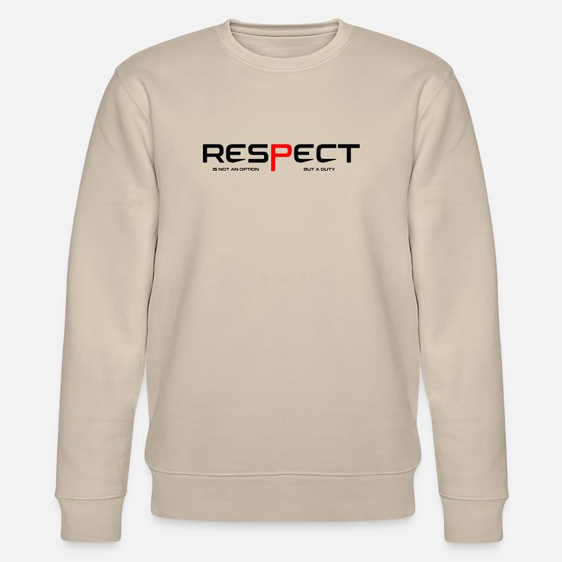 Respect - Stanley/Stella Unisex Bio-Sweatshirt CHANGER  - Beige