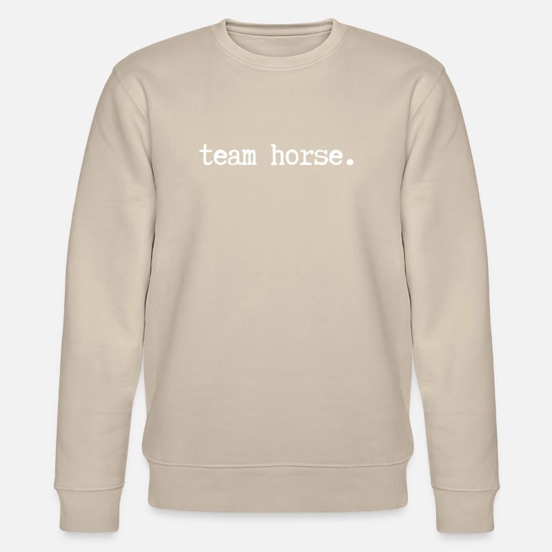 Cheval d’équipe - Sweat bio CHANGER Stanley/Stella Unisexe - beige