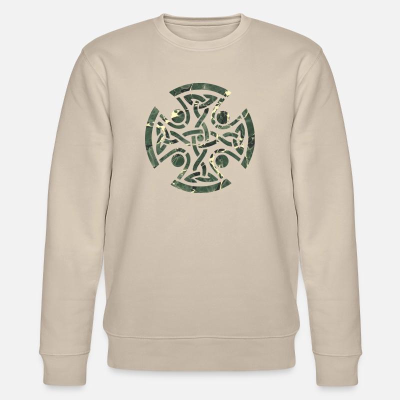 Celtic knot 11 e 226 - Stanley/Stella CHANGER Unisex Organic Sweatshirt - beige