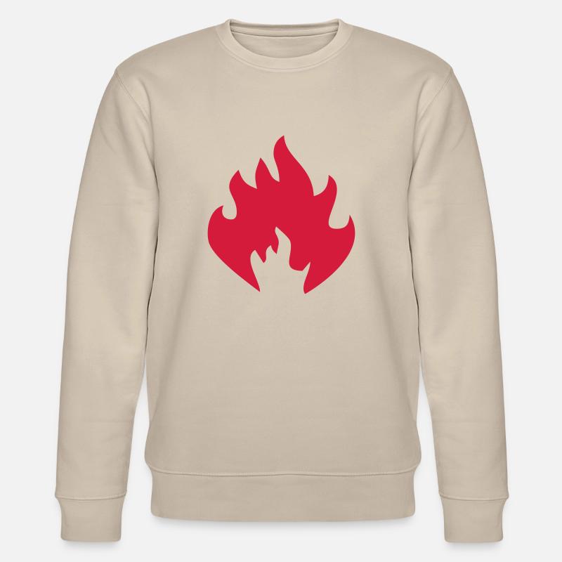 Flamme - Stanley/Stella Unisex Bio-Sweatshirt CHANGER  - Beige