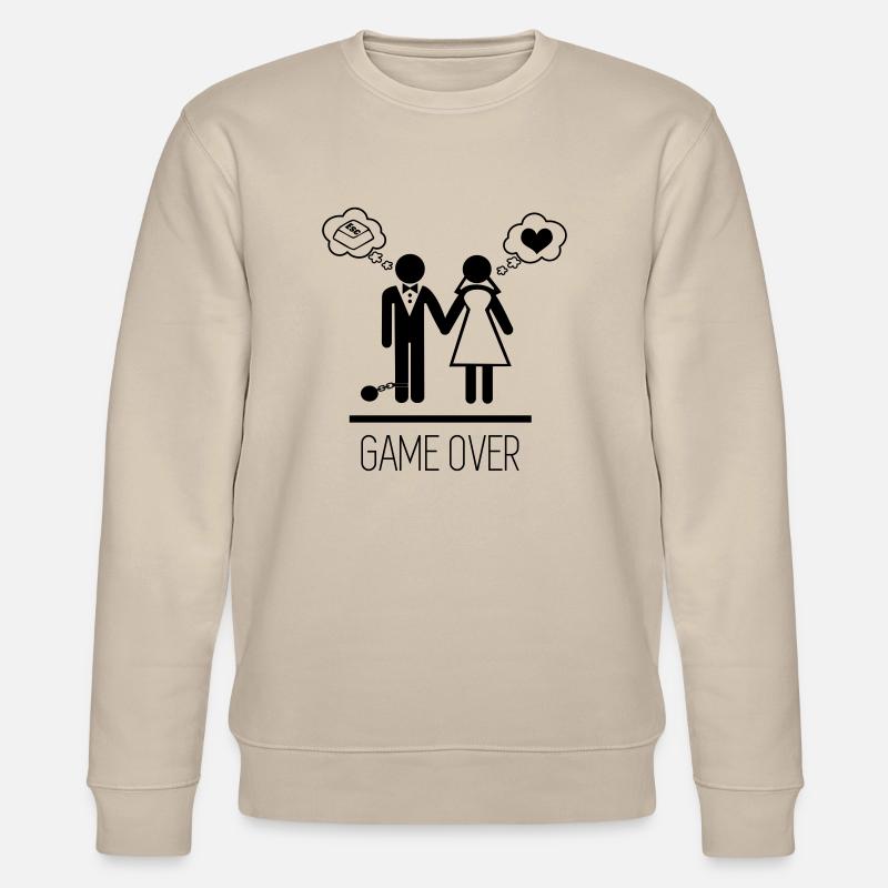 game over 3 - 1 - Sweat bio CHANGER Stanley/Stella Unisexe - beige