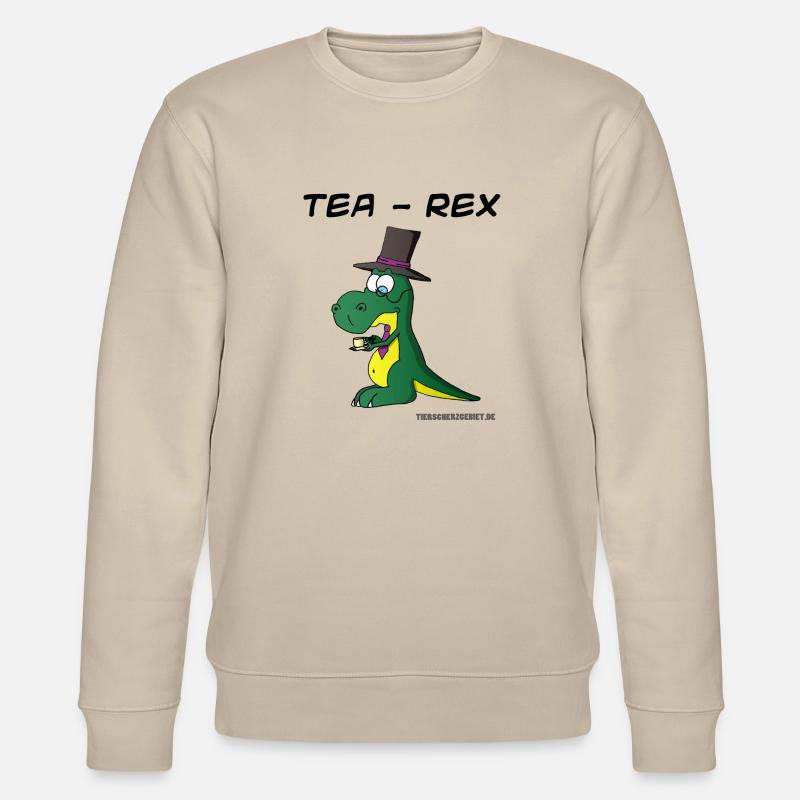 Tea-Rex - Stanley/Stella Unisex Bio-Sweatshirt CHANGER  - Beige