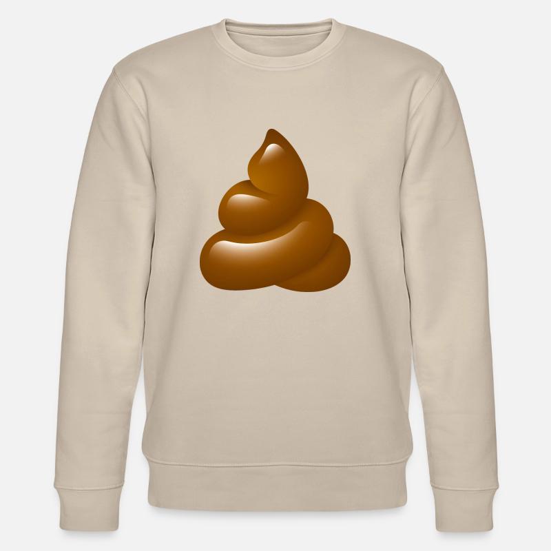 Smiley Poo - Sweat bio CHANGER Stanley/Stella Unisexe - beige