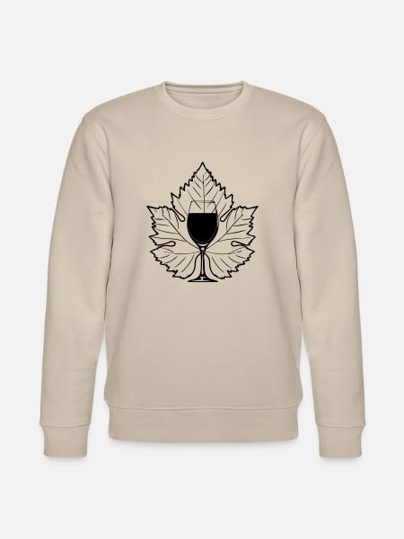 Wine grapes - Stanley/Stella CHANGER Unisex Organic Sweatshirt - beige