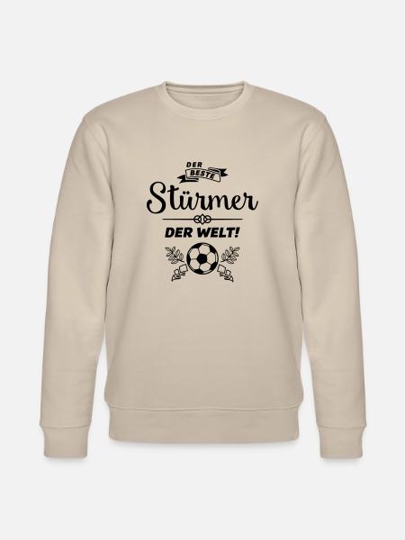 der beste stürmer - Stanley/Stella Unisex Bio-Sweatshirt CHANGER  - Beige