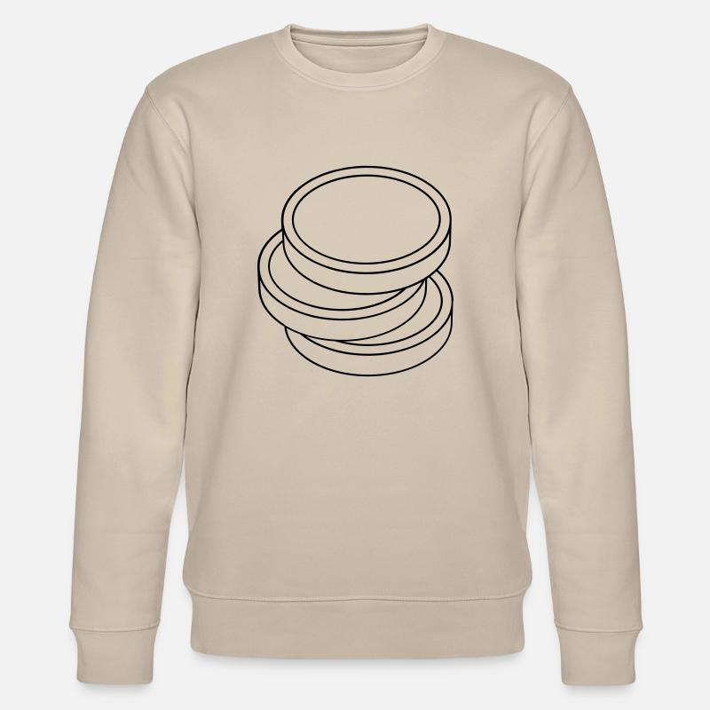 trois pièces dans une pile - Sweat bio CHANGER Stanley/Stella Unisexe - beige
