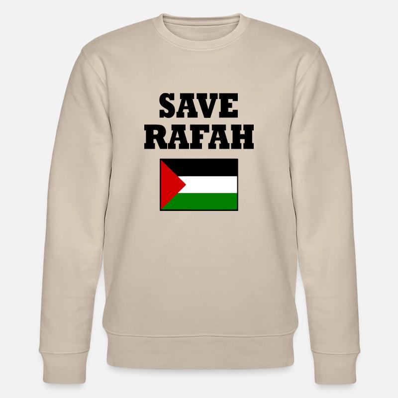 Save rafah - Stanley/Stella Unisex Bio-Sweatshirt CHANGER  - Beige