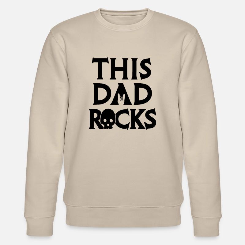 Rockin' Dad - Stanley/Stella Unisex Bio-Sweatshirt CHANGER  - Beige
