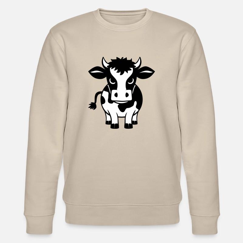 Freche Kuh - Stanley/Stella Unisex Bio-Sweatshirt CHANGER  - Beige