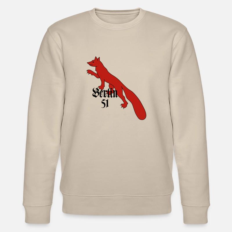 b51_reinickendorf_dark - Stanley/Stella Unisex Bio-Sweatshirt CHANGER  - Beige