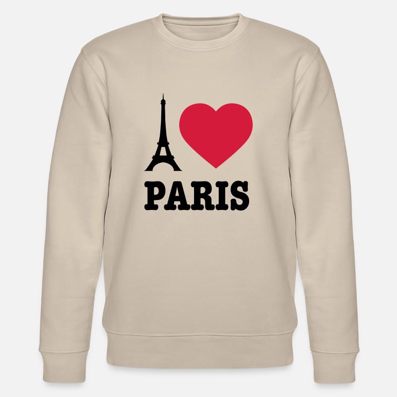 J'adore Paris - Sweat bio CHANGER Stanley/Stella Unisexe - beige