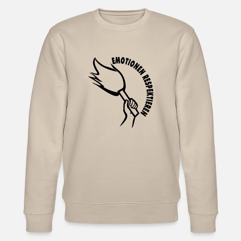 pyro_emotionen - Stanley/Stella Unisex Bio-Sweatshirt CHANGER  - Beige