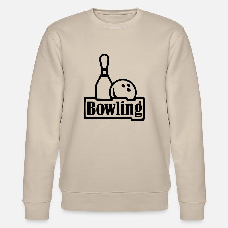 Bowling - Sweat bio CHANGER Stanley/Stella Unisexe - beige