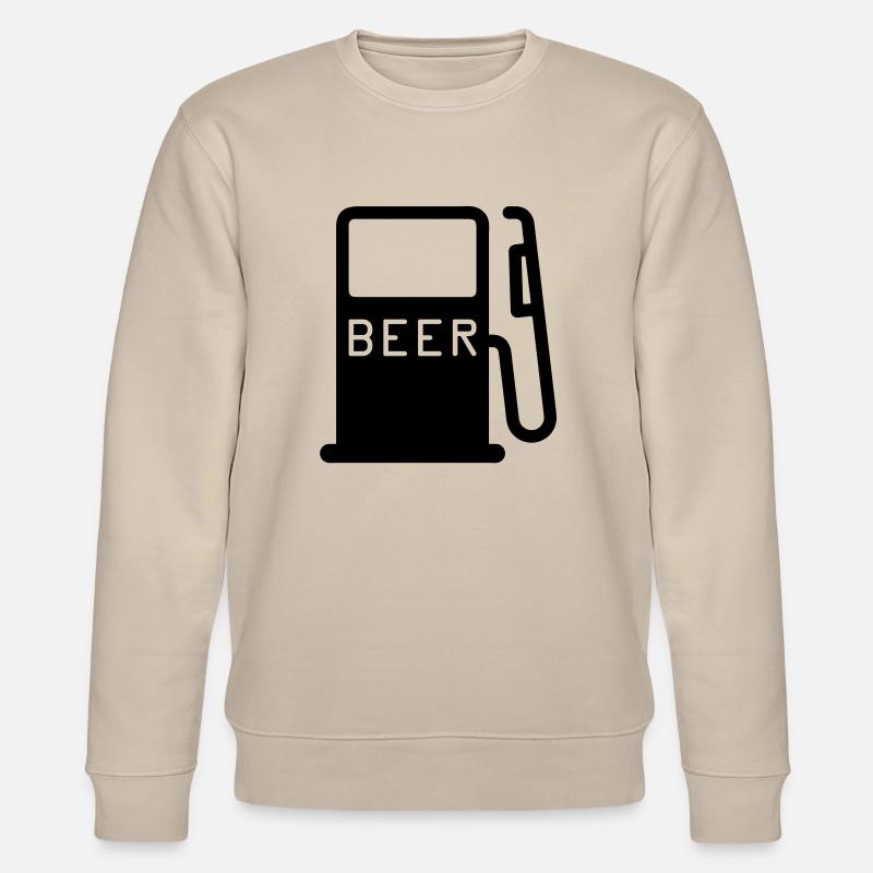 zapfsaeule_beer - Stanley/Stella Unisex Bio-Sweatshirt CHANGER  - Beige