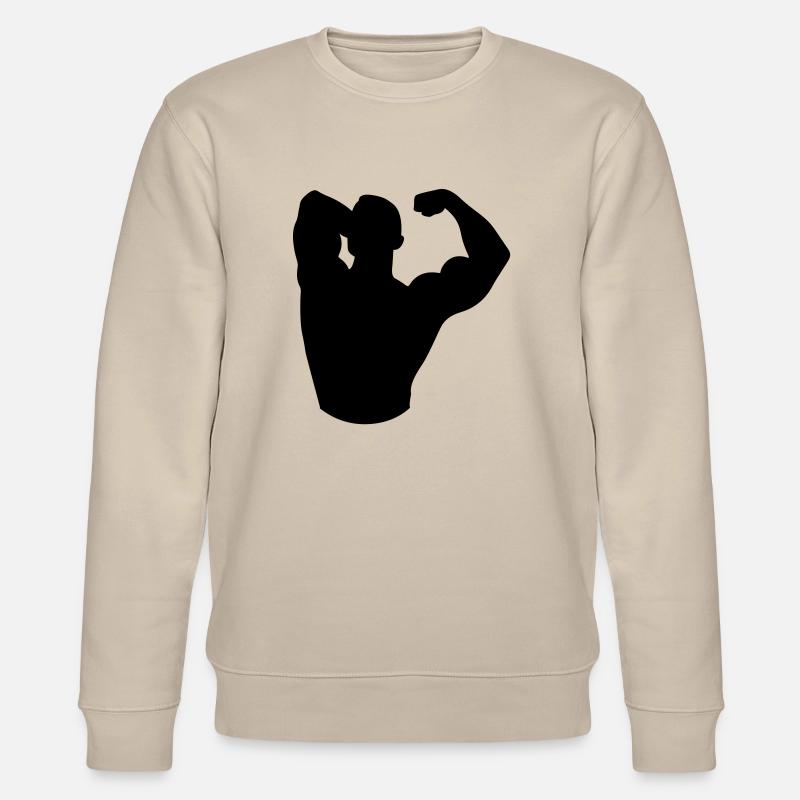 Ein starker Mann - Stanley/Stella Unisex Bio-Sweatshirt CHANGER  - Beige