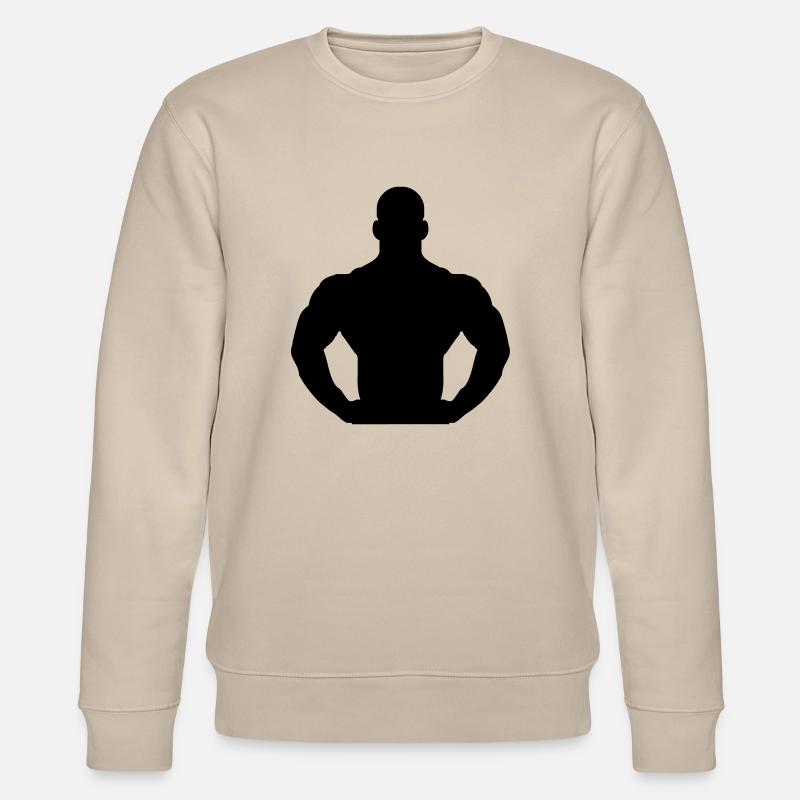 Bodybuilder - Stanley/Stella Unisex Bio-Sweatshirt CHANGER  - Beige