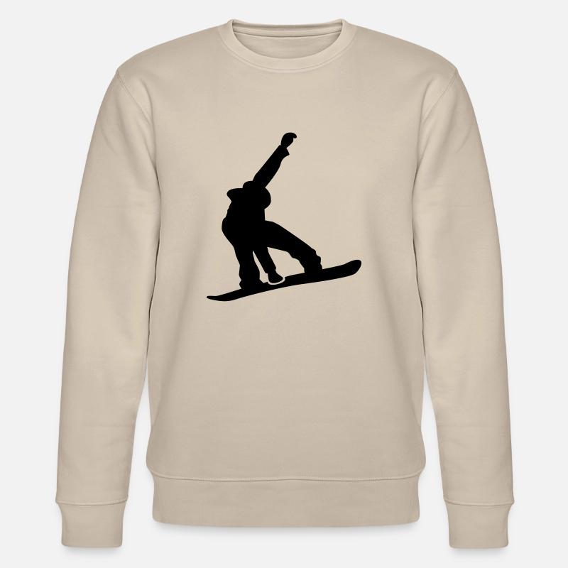 Snowboard - Sweat bio CHANGER Stanley/Stella Unisexe - beige