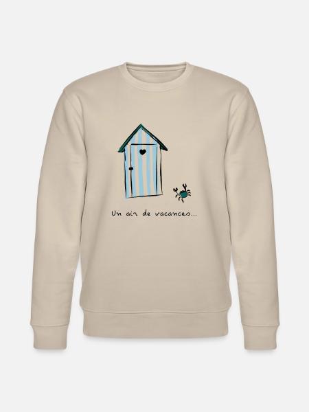 Cabine de plage - Sweat bio CHANGER Stanley/Stella Unisexe - beige