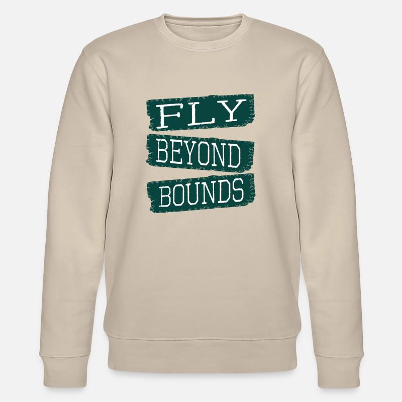 present imaginative minds innovative imagination - Stanley/Stella CHANGER Unisex Organic Sweatshirt - beige