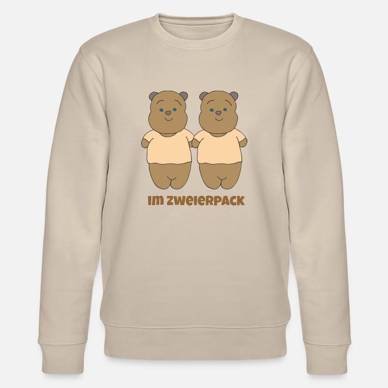 im zweierpack - Stanley/Stella Unisex Bio-Sweatshirt CHANGER  - Beige