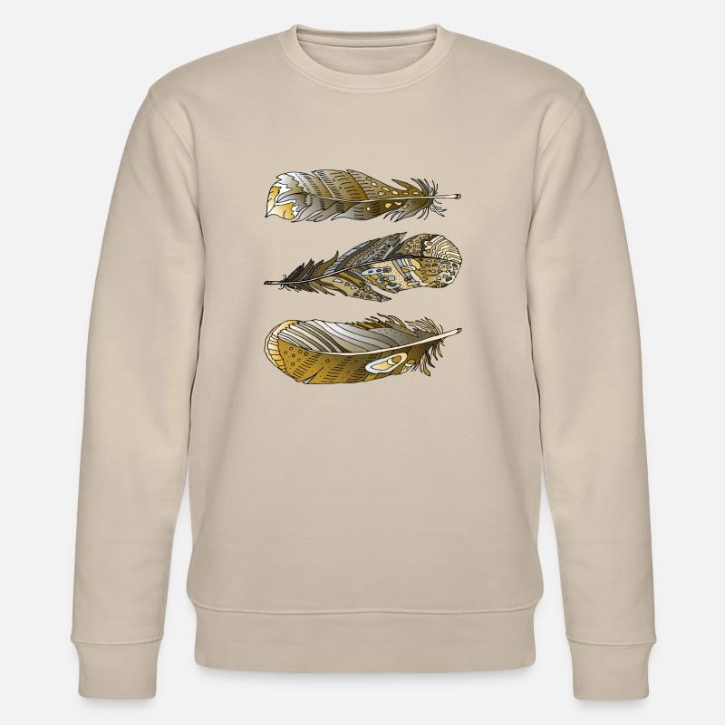 Feder - Stanley/Stella Unisex Bio-Sweatshirt CHANGER  - Beige