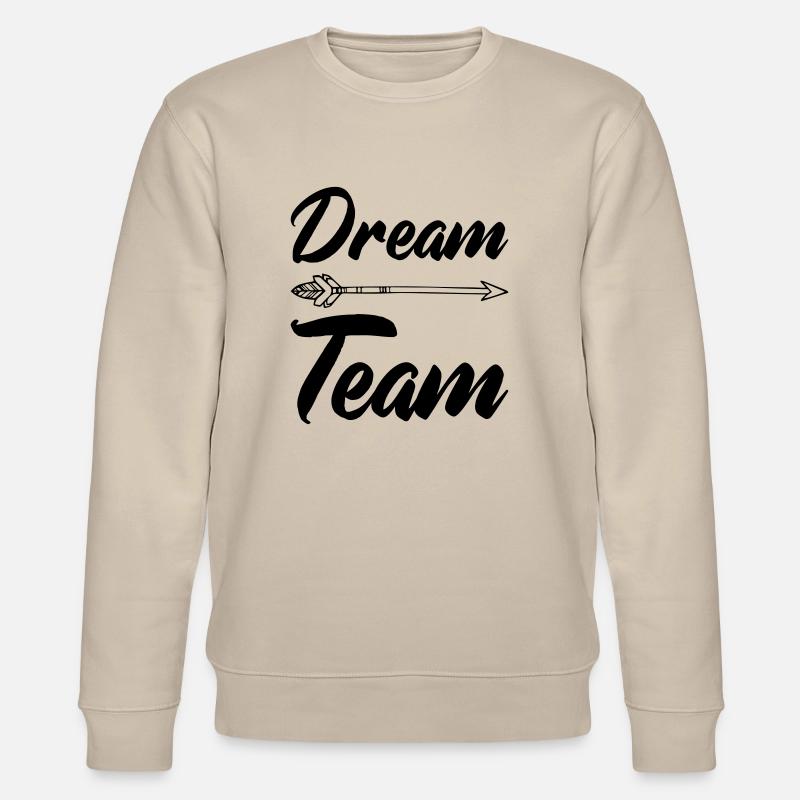dream team - Stanley/Stella Unisex Bio-Sweatshirt CHANGER  - Beige